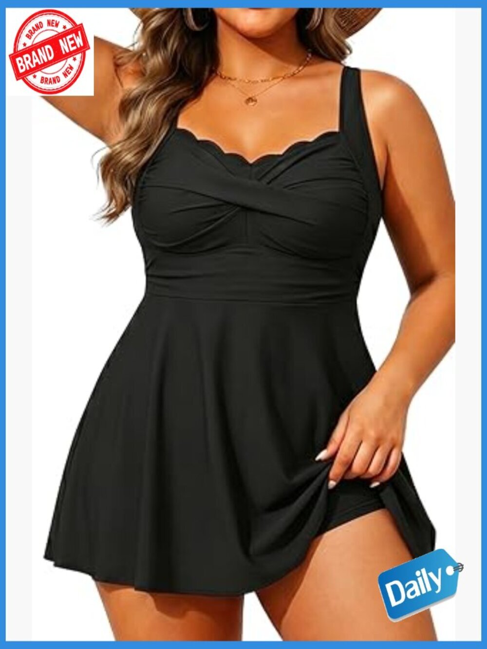 Plus Size Swim Dress - Two Piece Tankini Tummy Control with Shorts 2025